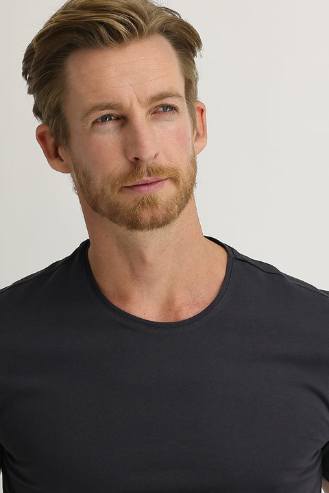 Marengo Bisiklet Yaka Slim Fit Dar Kesim Pamuk Tişört