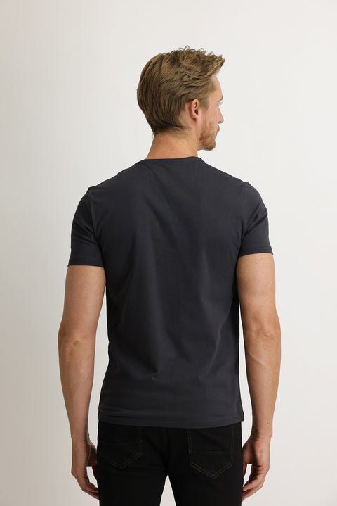 Marengo Bisiklet Yaka Slim Fit Dar Kesim Pamuk Tişört