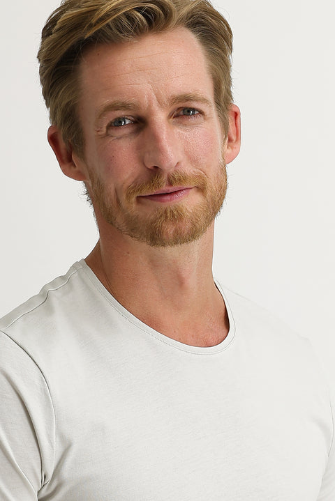 Taş Bisiklet Yaka Slim Fit Dar Kesim Pamuk Tişört