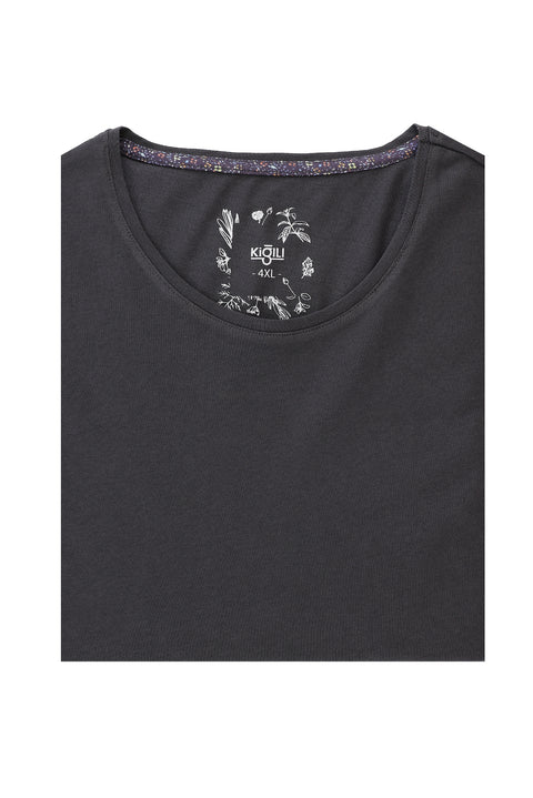 Marengo Büyük Beden Bisiklet Yaka Slim Fit Dar Kesim Pamuk Tişört