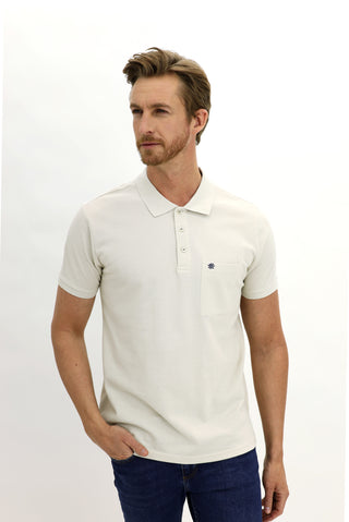  Taş Cepli Polo Yaka Regular Fit Pamuk Tişört
