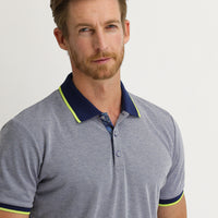 Koyu Mavi  Polo Yaka Regular Fit Tişört