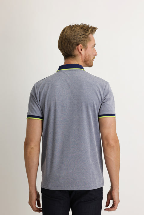 Koyu Mavi  Polo Yaka Regular Fit Tişört