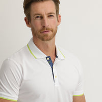 Beyaz Polo Yaka Regular Fit Tişört