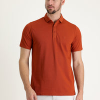 Kiremit Polo Yaka Regular Fit Tişört