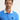 Açık Mavi Polo Yaka Slim Fit Dar Kesim Desenli Tişört