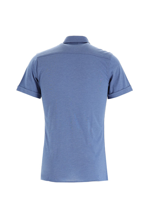 Havacı Mavi Polo Yaka Gömlek Tişört