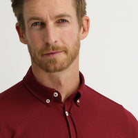 Koyu Bordo Polo Yaka Gömlek Tişört