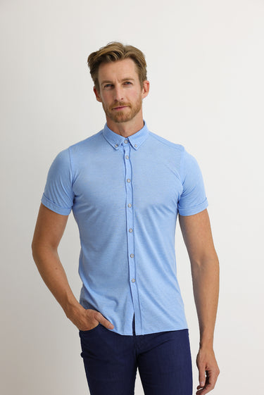 Açık Turkuaz Polo Yaka Gömlek Tişört