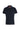 Siyah Polo Yaka Slim Fit Dar Kesim Desenli Pamuk Tişört