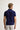  Açık Lacivert Polo Yaka Slim Fit Dar Kesim Desenli Pamuk Tişört