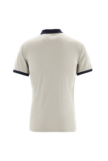 Taş Polo Yaka Slim Fit Dar Kesim Desenli Pamuk Tişört