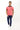 Fuşya Polo Yaka Slim Fit Dar Kesim Desenli Pamuk Tişört