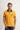 Orta Turuncu Polo Yaka Slim Fit Dar Kesim Desenli Pamuk Tişört