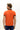 Kiremit Polo Yaka Slim Fit Dar Kesim Desenli Pamuk Tişört