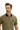 Çağla Yeşili Polo Yaka Slim Fit Dar Kesim Desenli Pamuk Tişört