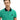 Koyu Yeşil Polo Yaka Slim Fit Dar Kesim Desenli Pamuk Tişört