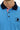 Orta Turkuaz Polo Yaka Slim Fit Dar Kesim Desenli Pamuk Tişört