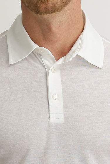  Kırık Beyaz Polo Yaka Slim Fit Dar Kesim Pamuk Tişört