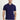 Orta Lacivert Polo Yaka Slim Fit Dar Kesim Pamuk Tişört