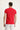  Açık Kırmızı Polo Yaka Slim Fit Dar Kesim Pamuk Tişört
