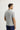 Açık Gri Melanj Polo Yaka Slim Fit Dar Kesim Nakışlı Tişört