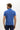 Kobalt Mavi Polo Yaka Slim Fit Dar Kesim Nakışlı Pamuk Tişört