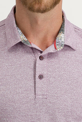  Açık Bordo Polo Yaka Slim Fit Dar Kesim Tişört