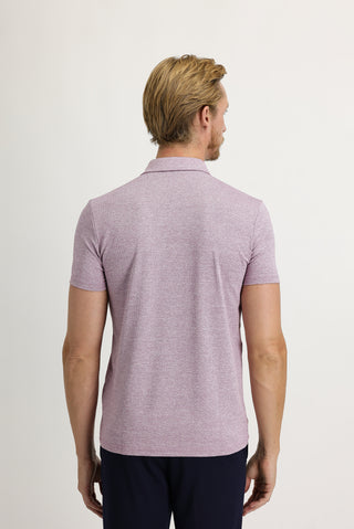  Açık Bordo Polo Yaka Slim Fit Dar Kesim Tişört