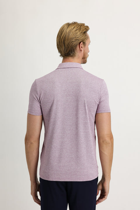 Açık Bordo Polo Yaka Slim Fit Dar Kesim Tişört