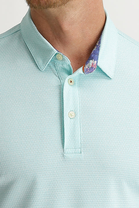 Mint Yeşili Polo Yaka Slim Fit Dar Kesim Tişört