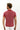  Açık Kırmızı Polo Yaka Slim Fit Dar Kesim Desenli Tişört