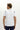 Beyaz Polo Yaka Slim Fit Dar Kesim Desenli Pamuk Tişört