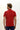  Açık Kırmızı Polo Yaka Slim Fit Dar Kesim Desenli Pamuk Tişört