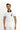 Ekru Polo Yaka Slim Fit Dar Kesim Desenli Pamuk Tişört