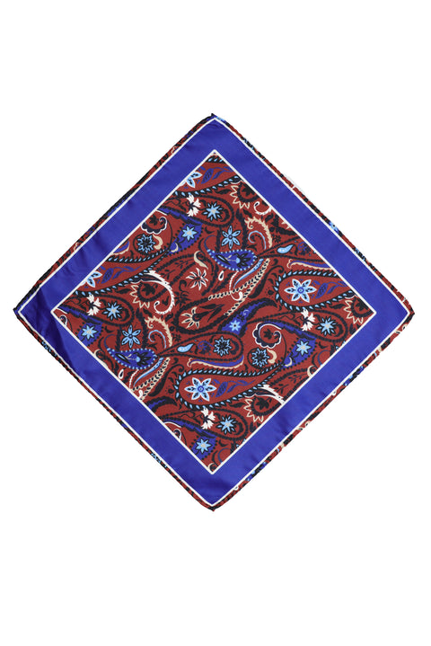 Açık Kırmızı Desenli Mendil