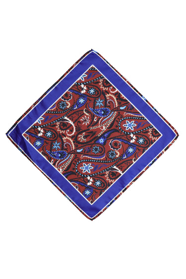 Açık Kırmızı Desenli Mendil