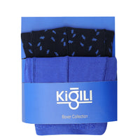 Gök Mavisi 2'li Pamuklu Süprem Boxer Seti