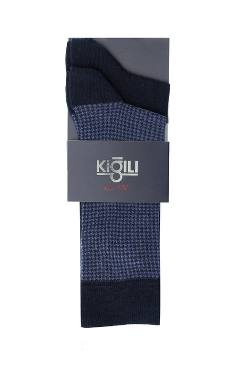 Indigo 2-Pack Patterned Sock Set