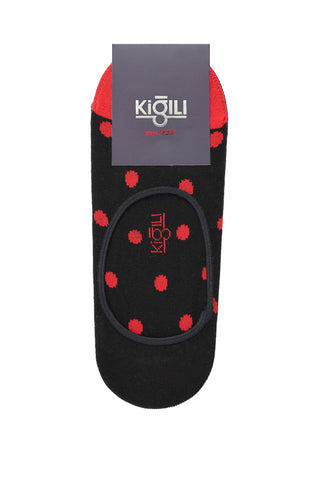  Siyah 2'li Desenli Loafer Çorap Seti
