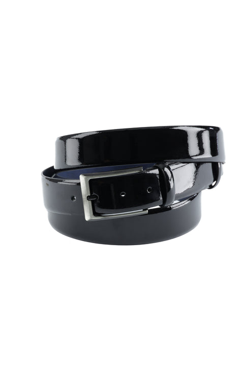 Siyah Düz Rugan Deri Kemer