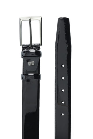  Siyah Düz Rugan Deri Kemer