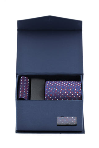  Siyah 2'li Kravat Mendil Set