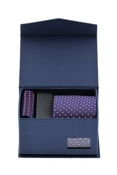 Siyah 2'li Kravat Mendil Set
