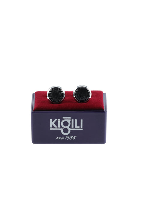 Black Stone Cufflinks