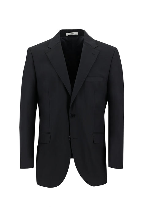 Koyu Siyah 6 Drop Regular Fit Standart Kesim Takım Elbise