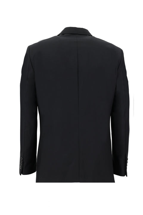 Koyu Siyah 4 Drop Relaxed Fit Rahat Kesim Takım Elbise