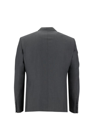  Orta Füme Slim Fit Dar Kesim Klasik Takım Elbise