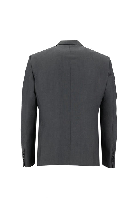 Orta Füme 7 Drop Slim Fit Dar Kesim Takım Elbise