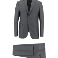 Koyu Füme Slim Fit Dar Kesim Klasik Takım Elbise